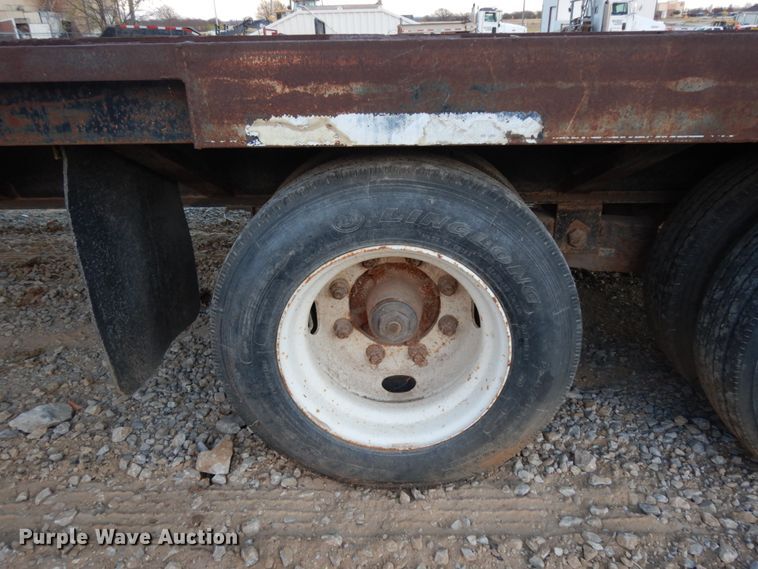 image for item DJ6560 2003 Norris drop deck equipment trailer