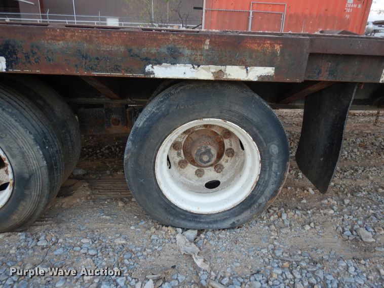 image for item DJ6560 2003 Norris drop deck equipment trailer