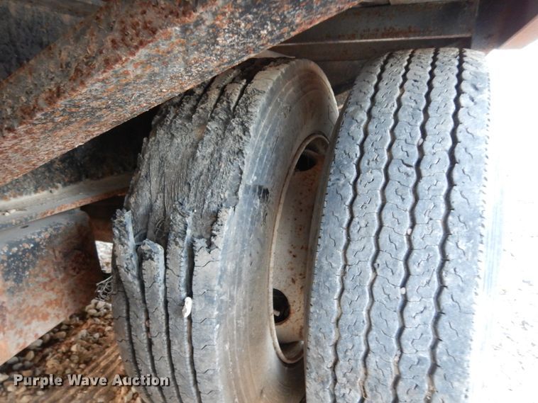 image for item DJ6560 2003 Norris drop deck equipment trailer