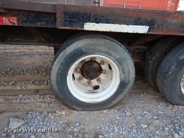 image for item DJ6560 2003 Norris drop deck equipment trailer