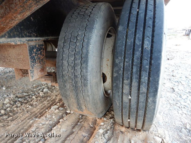 image for item DJ6560 2003 Norris drop deck equipment trailer