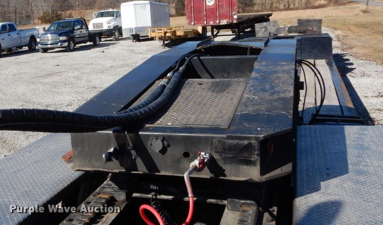 image for item GT9548 1987 Trail King lowboy equipment trailer