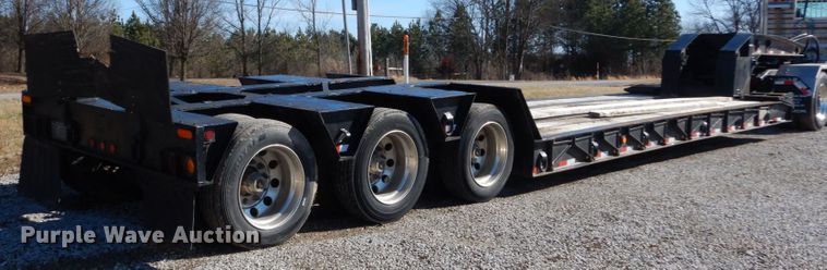 image for item GT9548 1987 Trail King lowboy equipment trailer