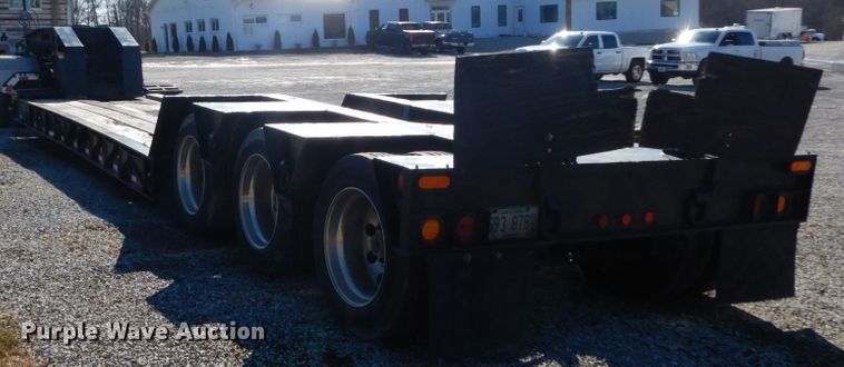 image for item GT9548 1987 Trail King lowboy equipment trailer