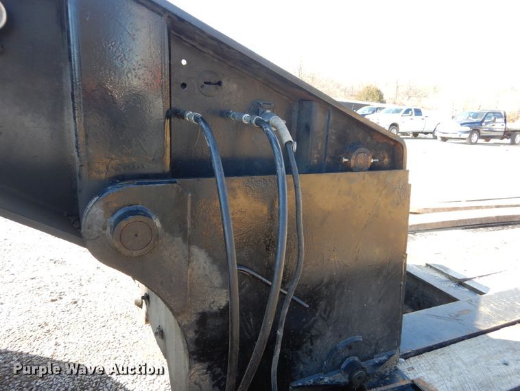 image for item GT9548 1987 Trail King lowboy equipment trailer