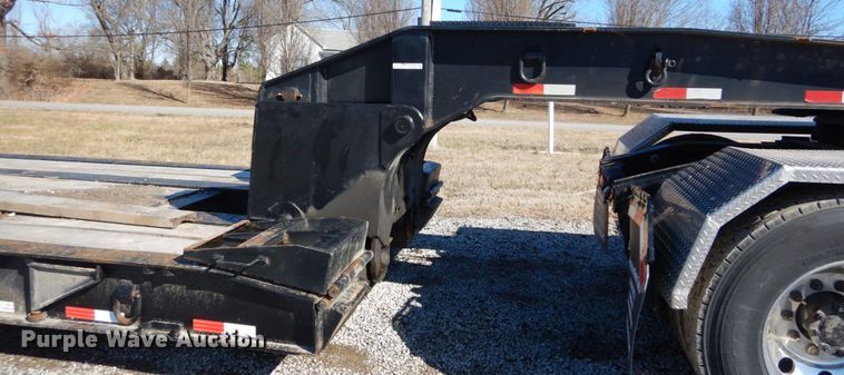 image for item GT9548 1987 Trail King lowboy equipment trailer