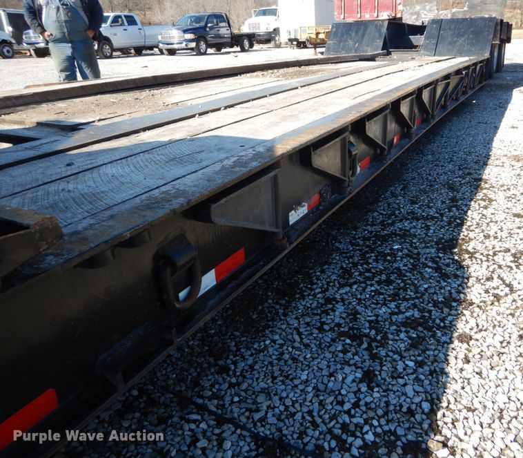 image for item GT9548 1987 Trail King lowboy equipment trailer