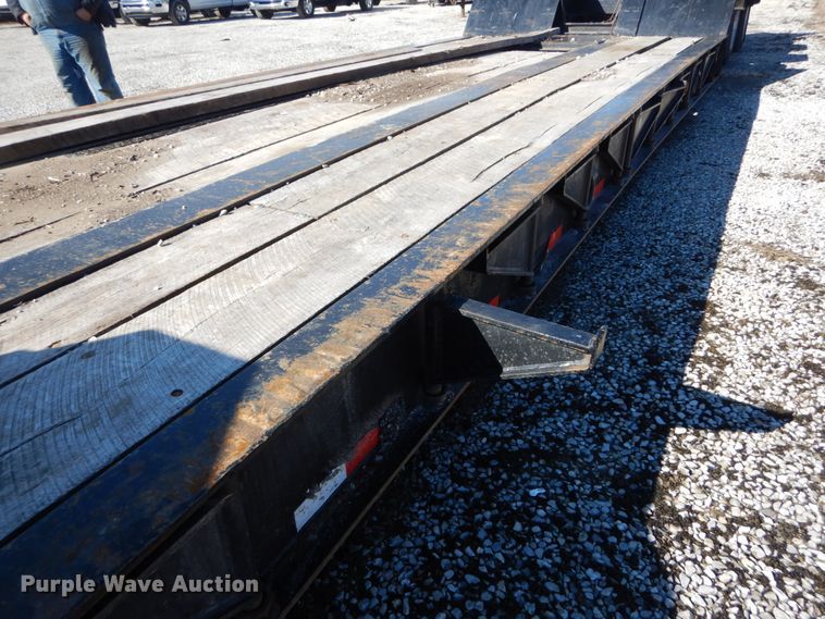 image for item GT9548 1987 Trail King lowboy equipment trailer