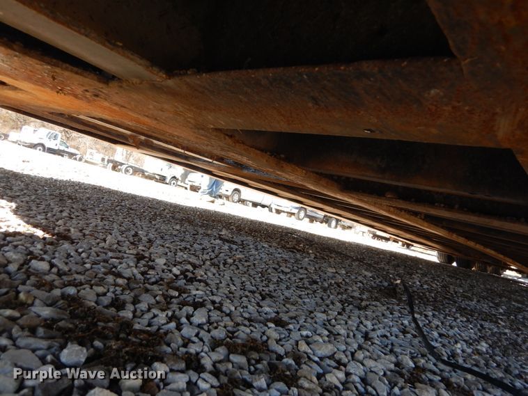 image for item GT9548 1987 Trail King lowboy equipment trailer