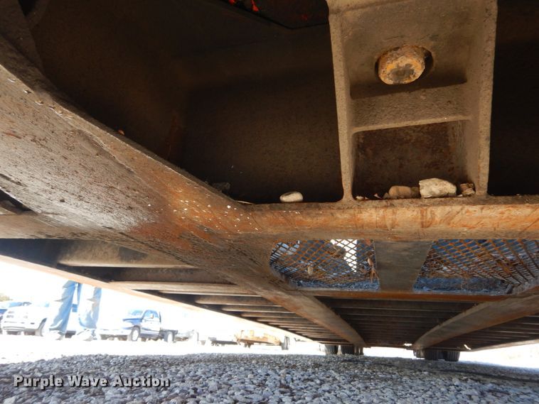 image for item GT9548 1987 Trail King lowboy equipment trailer