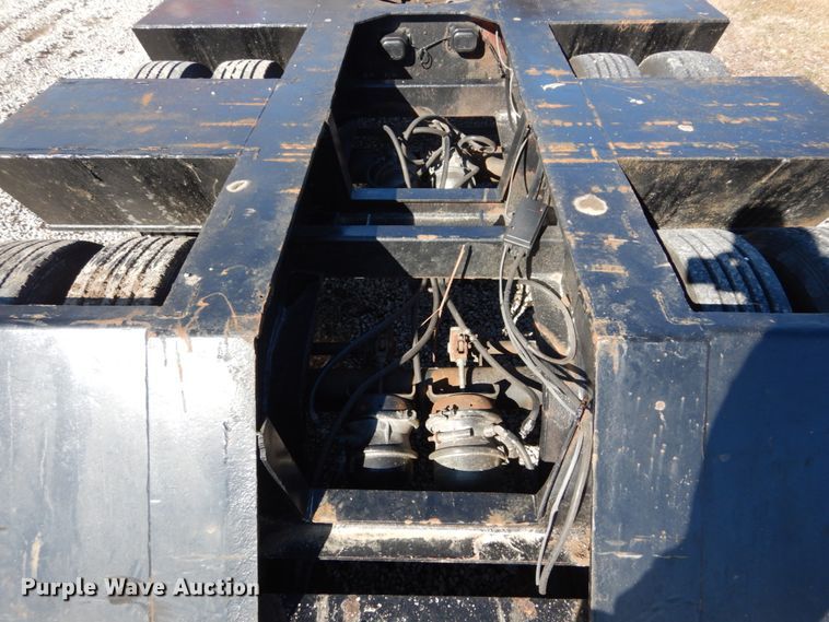 image for item GT9548 1987 Trail King lowboy equipment trailer