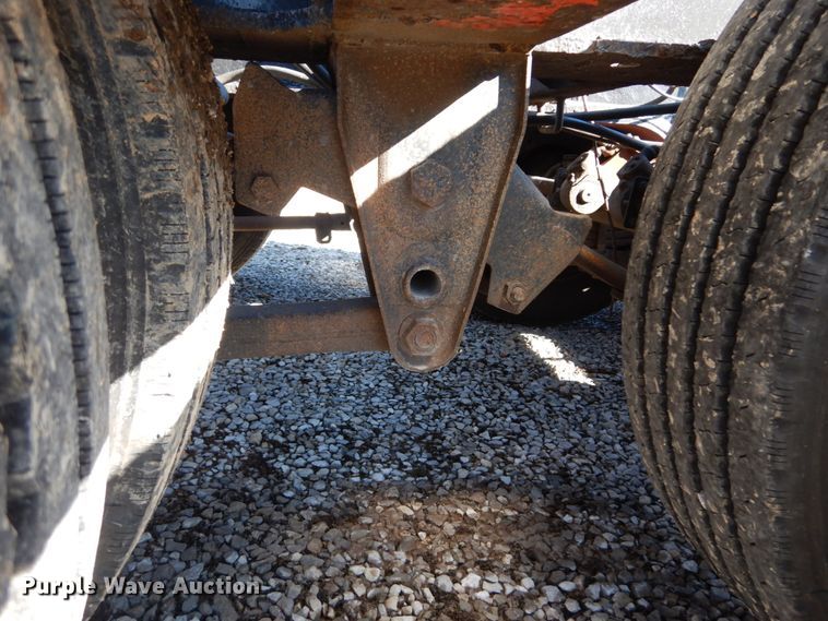 image for item GT9548 1987 Trail King lowboy equipment trailer