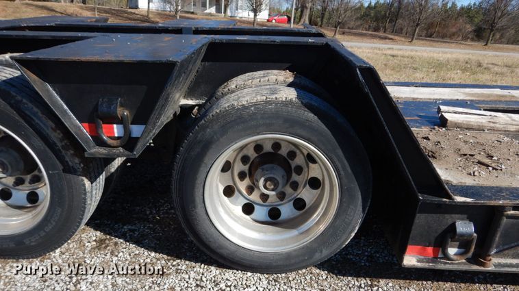 image for item GT9548 1987 Trail King lowboy equipment trailer