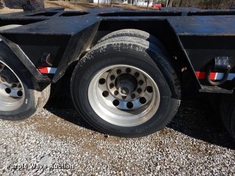 image for item GT9548 1987 Trail King lowboy equipment trailer