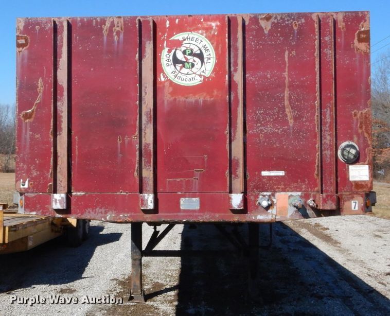 image for item GT9549 1997 Wabash flatbed trailer