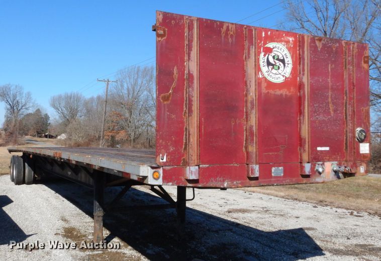image for item GT9549 1997 Wabash flatbed trailer