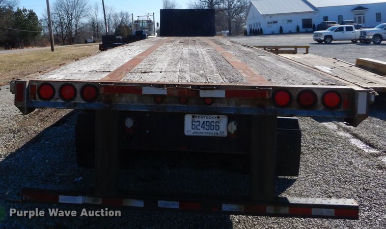 image for item GT9549 1997 Wabash flatbed trailer