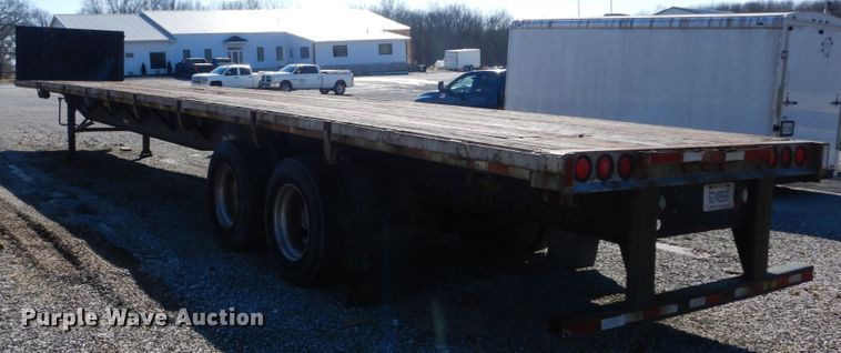image for item GT9549 1997 Wabash flatbed trailer