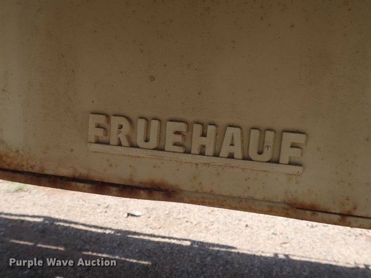 image for item HT9727 1956 Fruehauf flatbed trailer