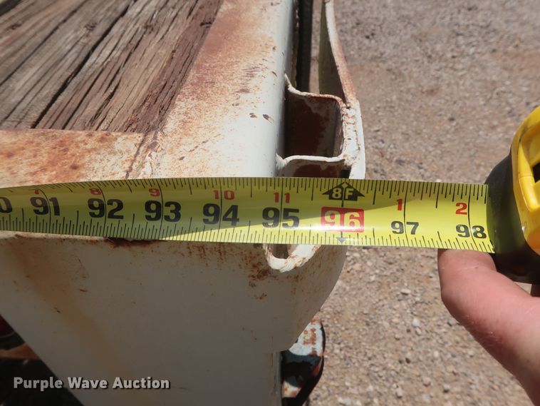 image for item HT9727 1956 Fruehauf flatbed trailer