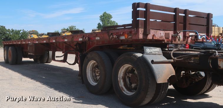 image for item HT9728 1980 Dorsey flatbed trailer
