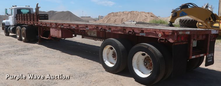 image for item HT9728 1980 Dorsey flatbed trailer