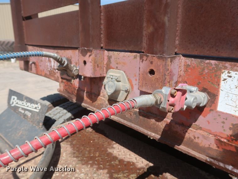 image for item HT9728 1980 Dorsey flatbed trailer