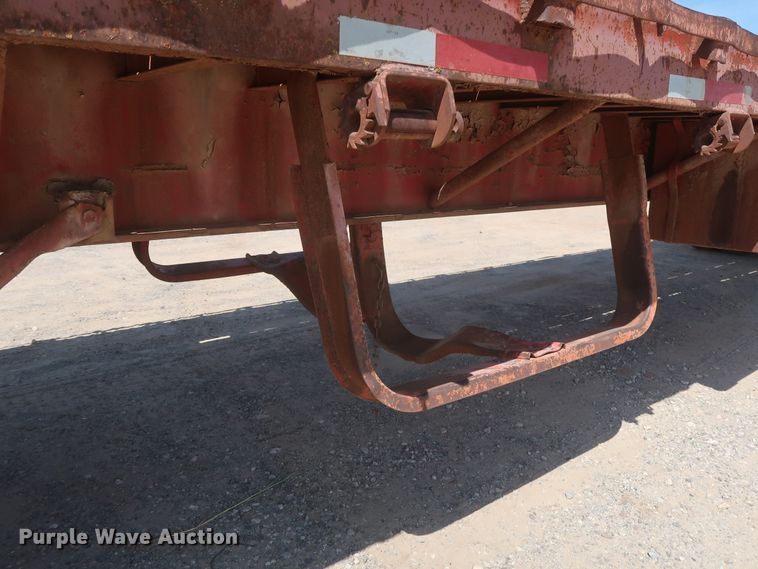 image for item HT9728 1980 Dorsey flatbed trailer