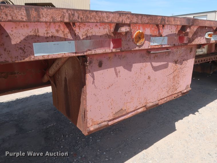 image for item HT9728 1980 Dorsey flatbed trailer