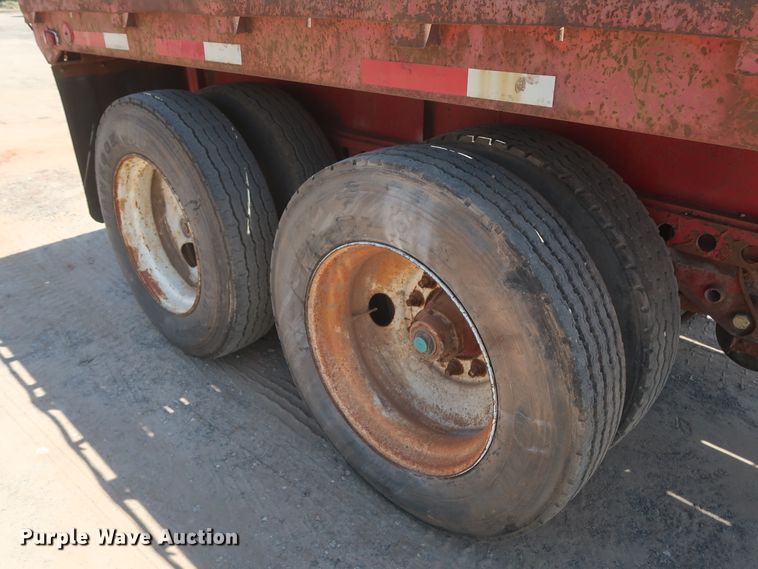 image for item HT9728 1980 Dorsey flatbed trailer