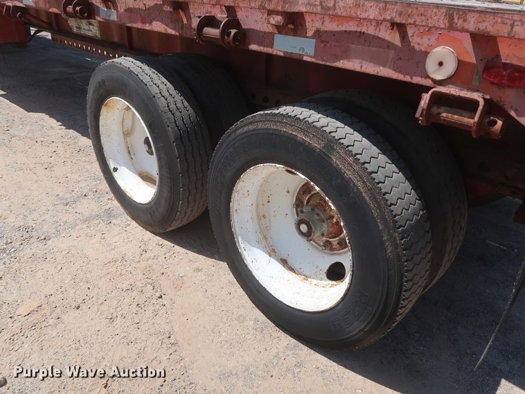 image for item HT9728 1980 Dorsey flatbed trailer