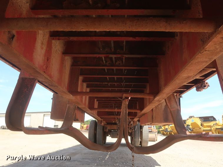 image for item HT9728 1980 Dorsey flatbed trailer