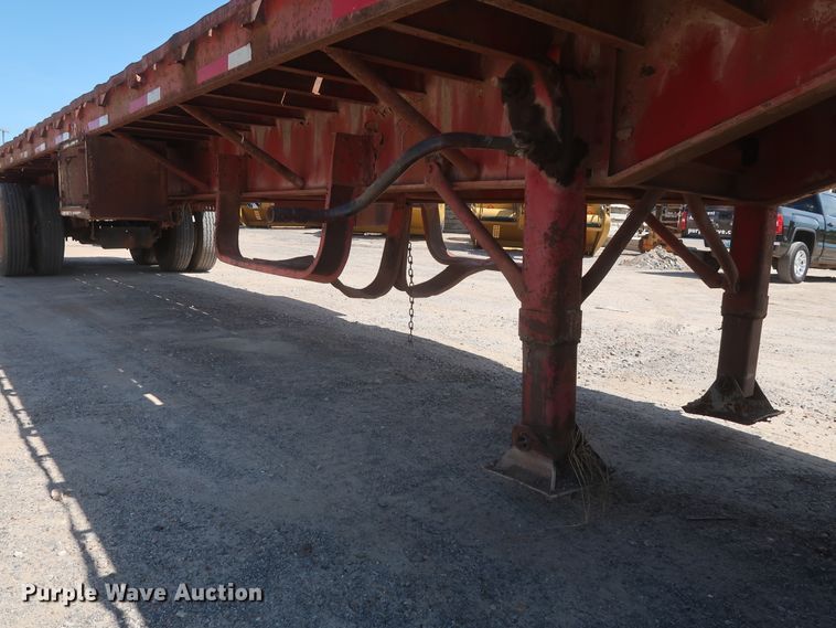 image for item HT9728 1980 Dorsey flatbed trailer