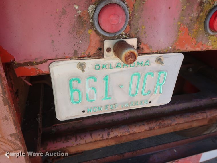 image for item HT9728 1980 Dorsey flatbed trailer