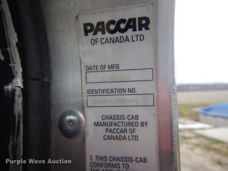 image for item HV9551 2012 Kenworth T370  flatbed truck