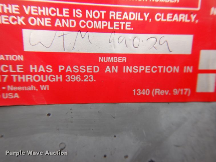 image for item HX9542 1999 Wichita  tank trailer