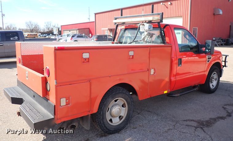 image for item DK4507 2008 Ford F250 Super Duty  utility bed pickup truck