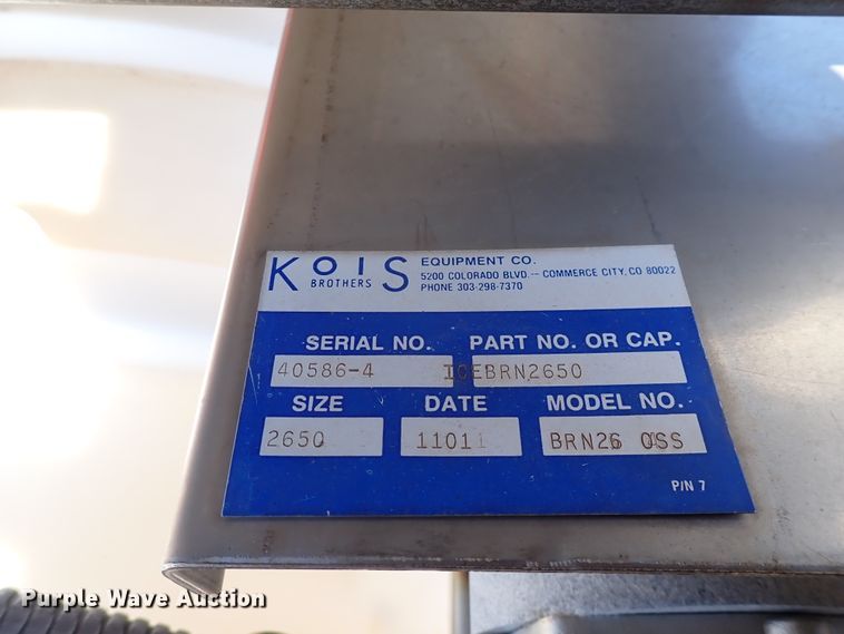 image for item DK4518 2001 Sprayer Specialties Brinemaker 26 salt brine maker