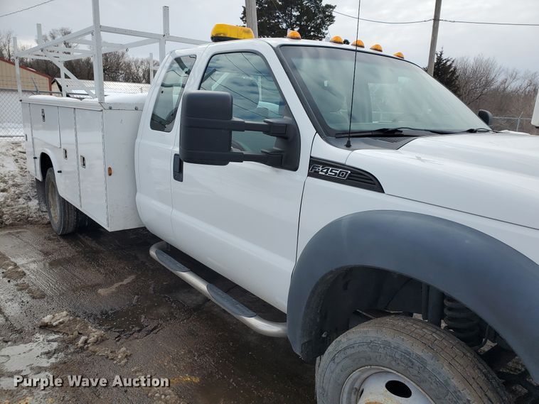 image for item EY9655 2011 Ford F450 Super Duty XL  SuperCab utility / service truck