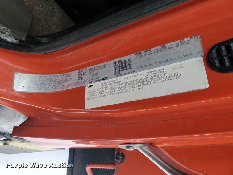 image for item EY9662 2003 Sterling LT7501  dump truck