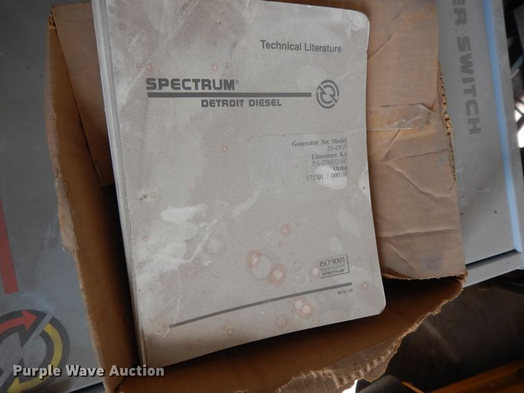 image for item GG9413 Detroit Diesel Spectrum 45GS  generator