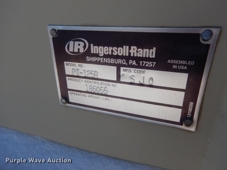 image for item GG9415 2005 Ingersoll Rand PT-125R  pneumatic roller