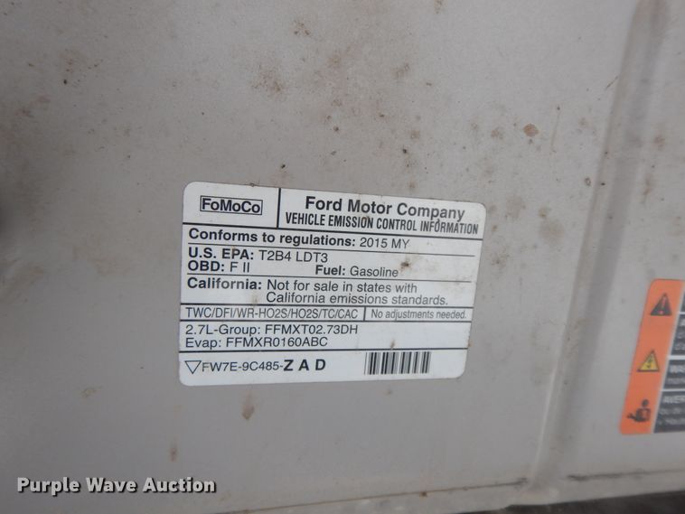 image for item GG9427 2015 Ford F150  SuperCab pickup truck