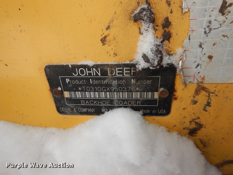 image for item GG9436 2005 John Deere 310G  backhoe
