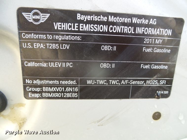 image for item DG8491 2011 Mini Cooper