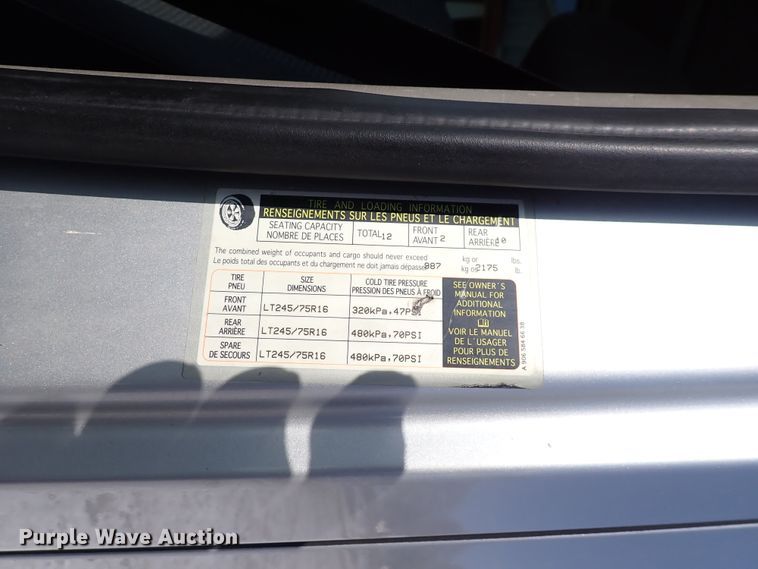 image for item DJ0052 2012 Mercedes Benz Sprinter 2500  van