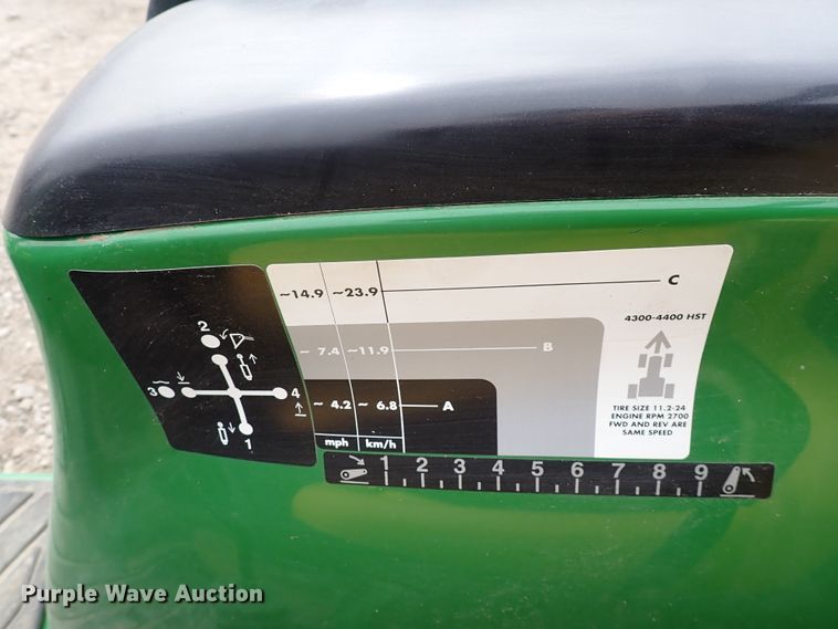 image for item DJ0061 2001 John Deere 4400  MFWD tractor