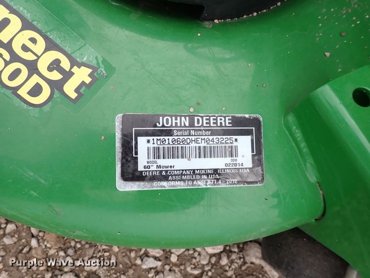 image for item DJ0062 2015 John Deere 1025R  MFWD tractor