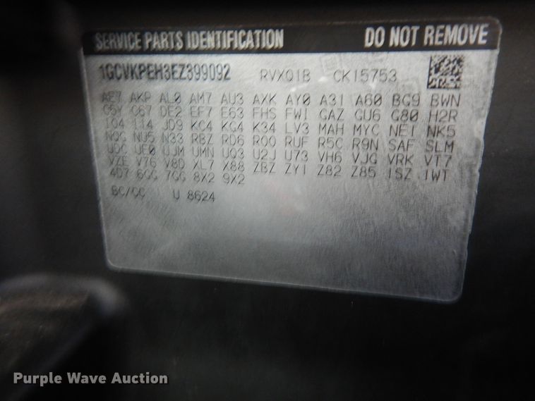 image for item DJ8028 2014 Chevrolet Silverado 1500  Double Cab pickup truck