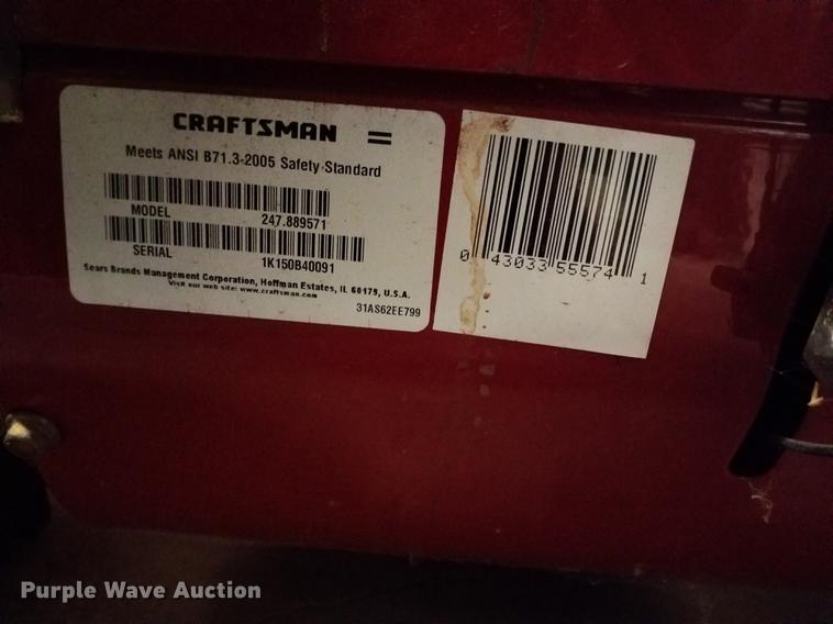 image for item DL2124 Craftsman 247.889571 snow blower